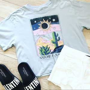 Target Cropped Graphic Tee